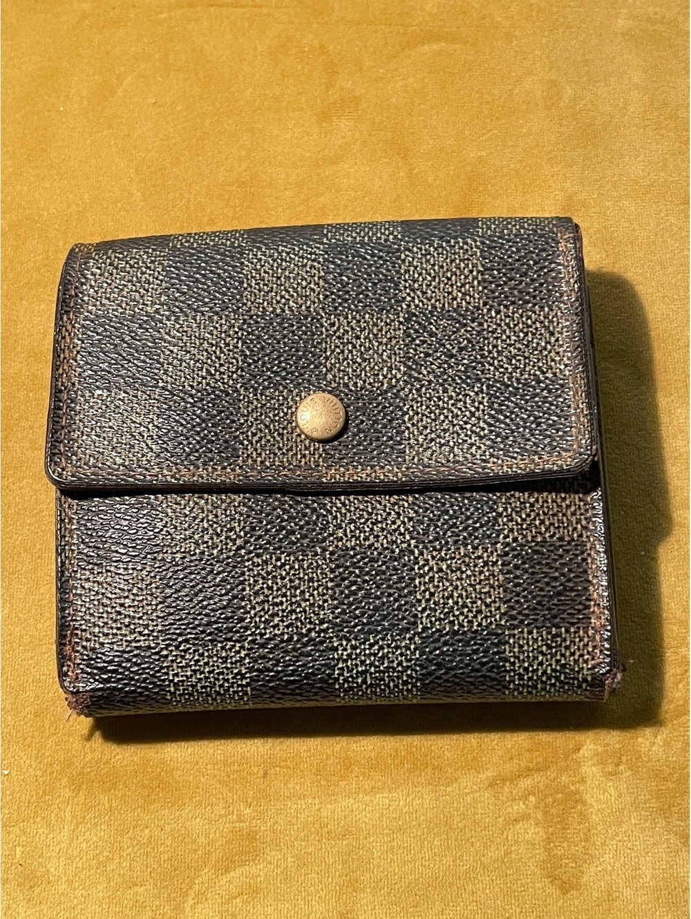 Vintage 2004 Louis Vuitton Damier Ebene Cardholder Wallet